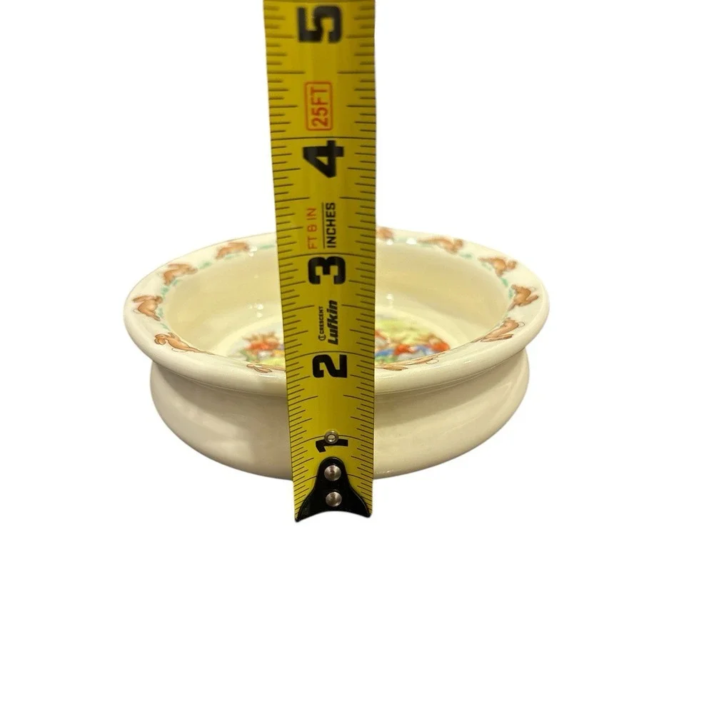 Royal Doulton Bunnykins Baby Bowl Teeter Totter SeeSaw 6 1/4 x 1‎ 5/8 Inch